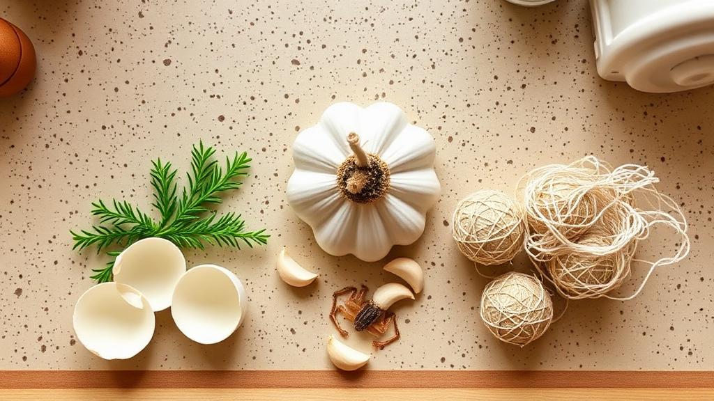 صورة طرق طبيعية لطرد الوزغ - قشر البيض والثوم