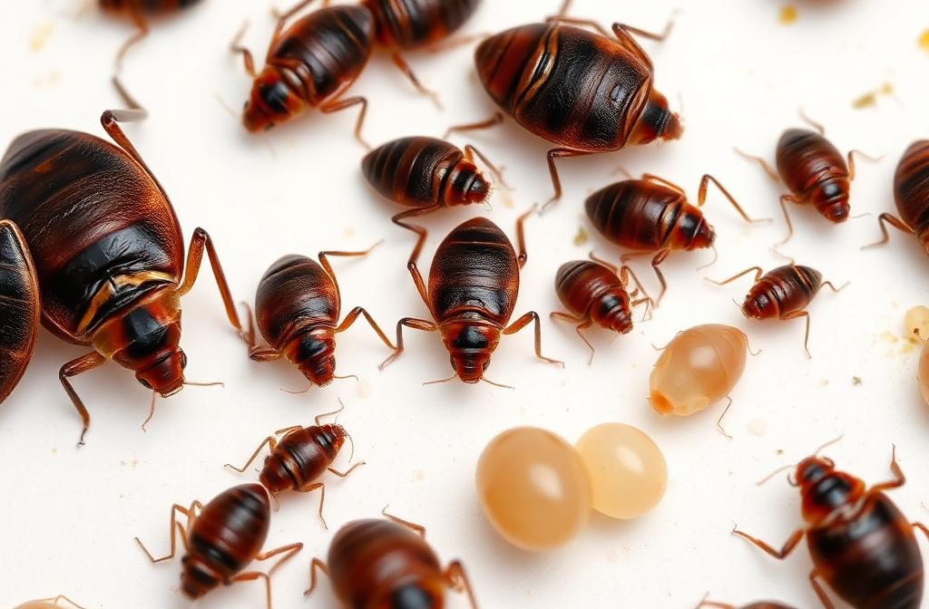 الفرق بين البق الحي والميت بعد المكافحة