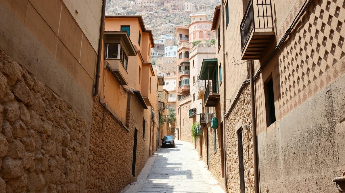 تحديات الشوارع الضيقة والمناطق الجبلية في أحياء مكة القديمة