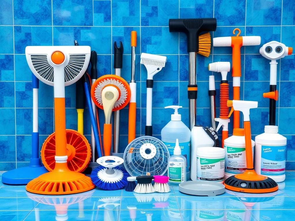 معدات تنظيف المسابح الاحترافية