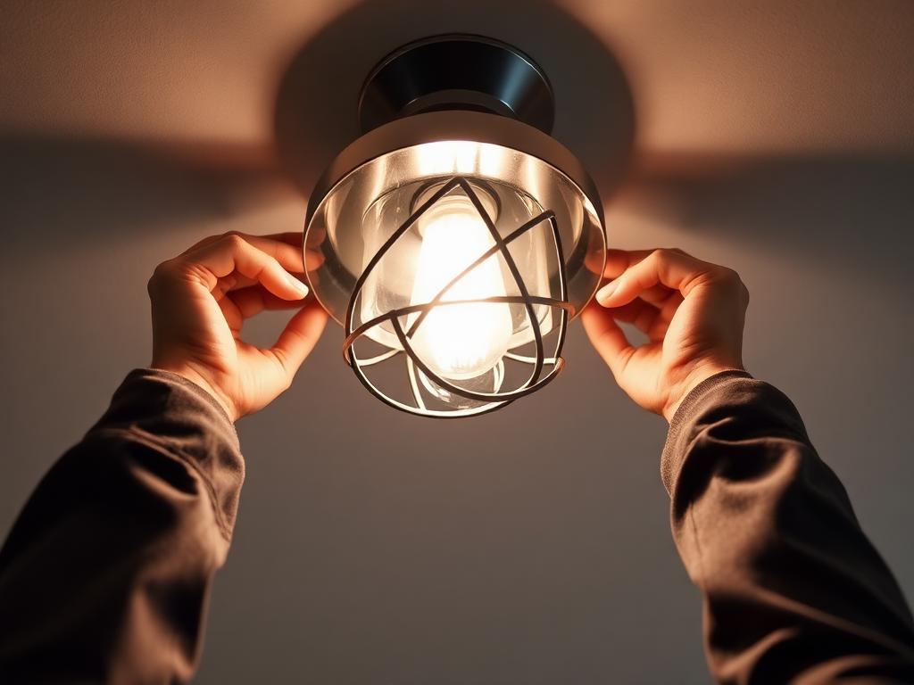 تركيب وحدات الإضاءة